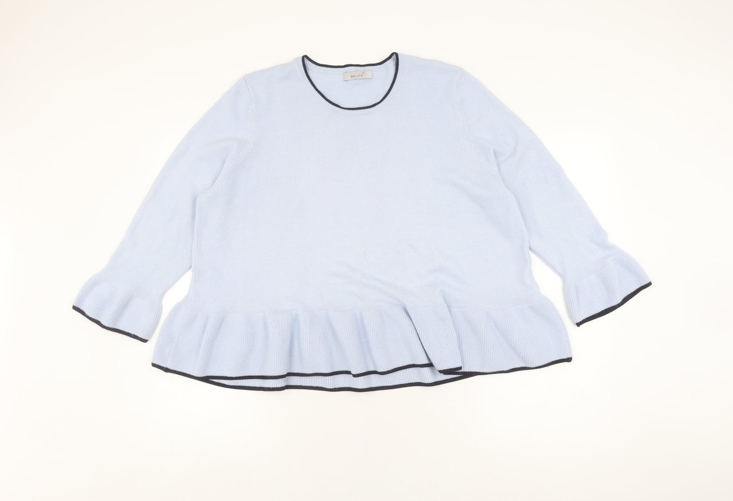 Womens UK Size 18 Marks and Spencer Blue Pullover Jumper