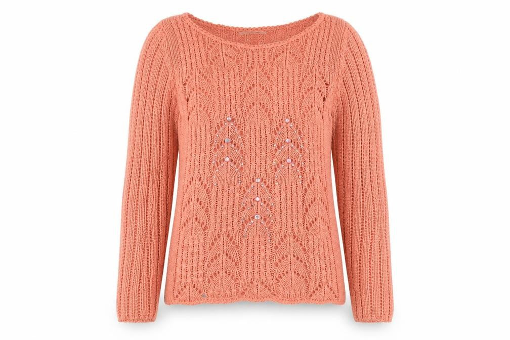 Womens UK Size M b.young Pink Pullover Jumper