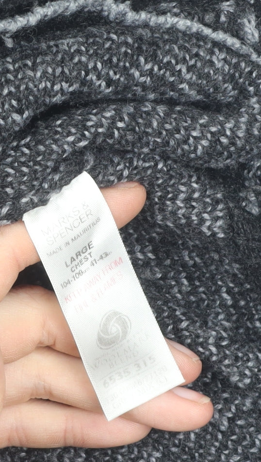 Marks and Spencer Men’s Grey Pullover Jumper L