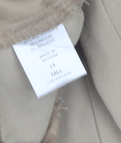New York & Company Women's Beige Tall Trousers