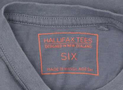 Halifax Boys Blue T-Shirt, 6 Years, Nature Graphic, Excellent