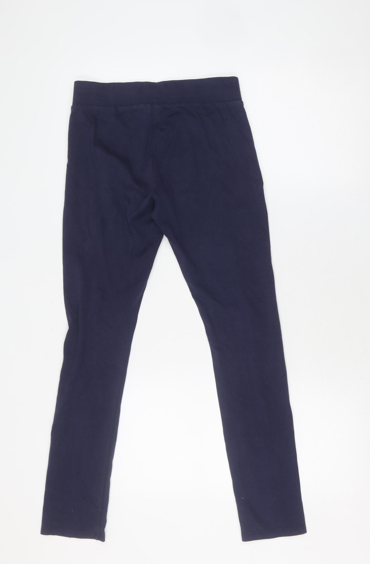 Faded Glory Women's Blue XL Jegging Trousers with Zip Accents