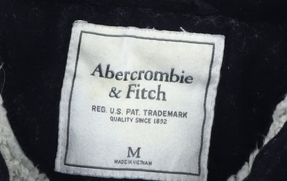 Abercrombie & Fitch Black Men's Wool Overcoat M