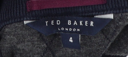 Mens UK Size 4 Ted Baker Blue Basic Jacket