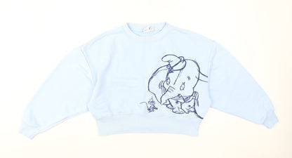 Womens UK Size XS Disney Blue Pullover Sweatshirt