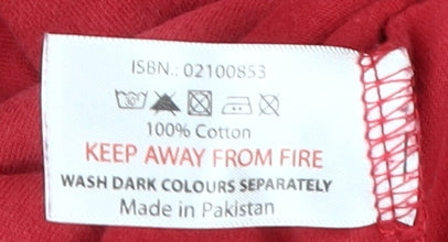 Cargo Quay Men's Red Striped Polo Shirt XL