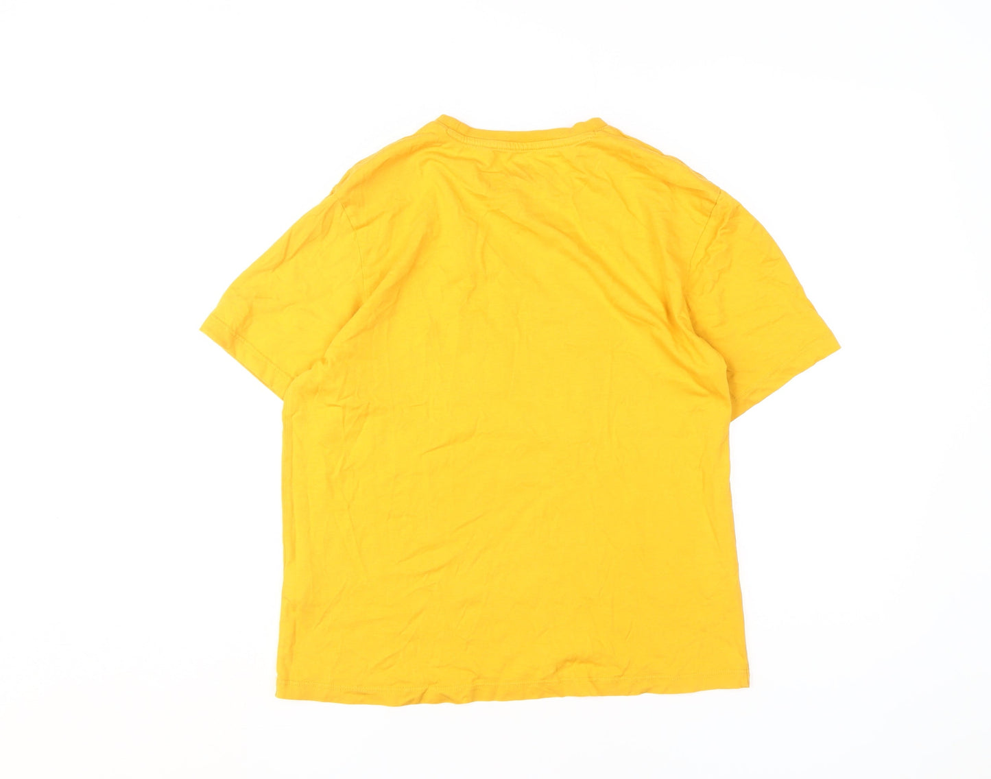 Helly Hansen Yellow Unisex T-Shirt, S, Summer Casual