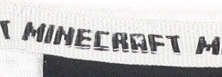 Minecraft Girls Grey Pyjama Set Size 9-10 Cartoon