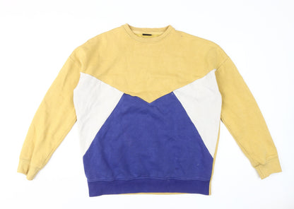 Stitch & Soul Men's Multicoloured Pullover Sweatshirt L