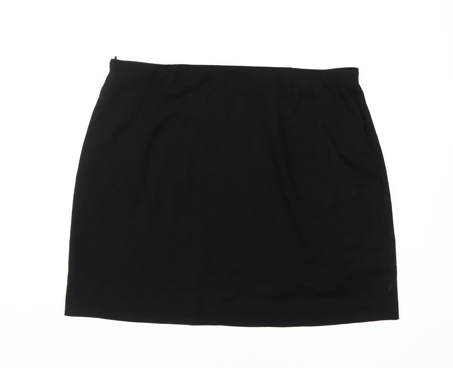 OBJECT Women's Black Pencil Skirt Size 16 Knee Length