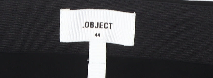OBJECT Women's Black Pencil Skirt Size 16 Knee Length