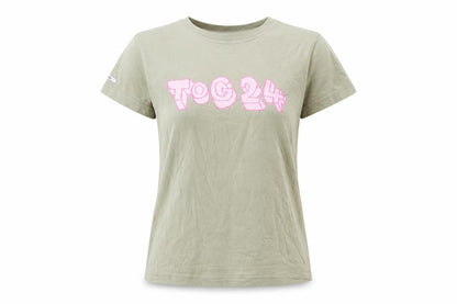 Womens UK Size L TOG 24 Green Basic T-Shirt