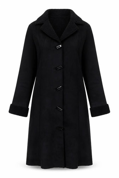Marks & Spencer Women's Black Overcoat, Size S