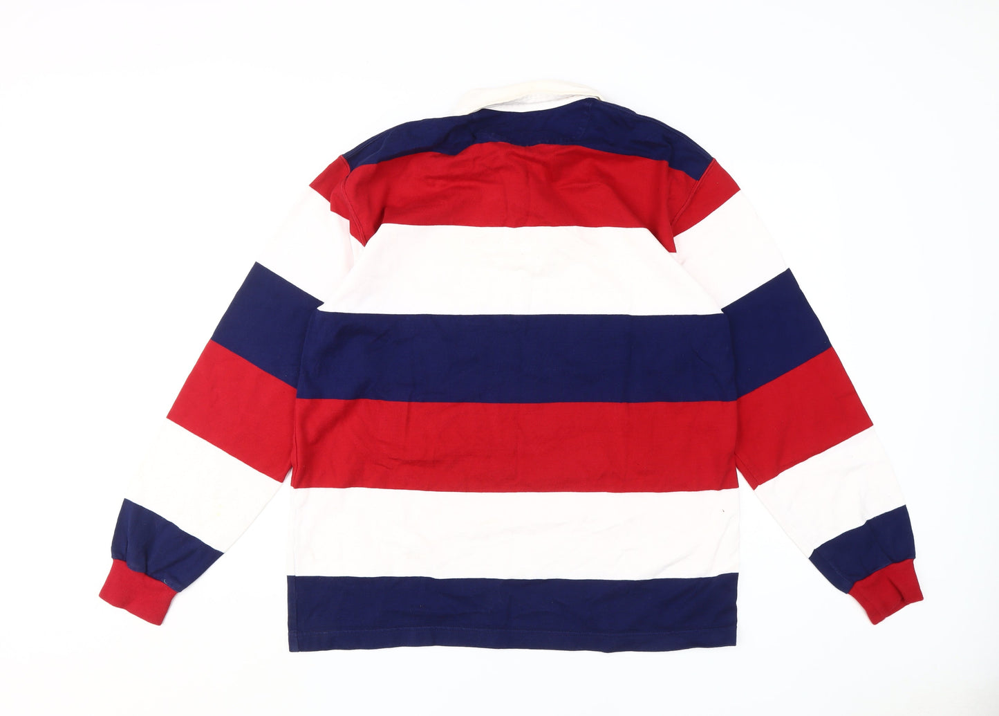 Lands' End Men's Multicoloured M Striped Polo