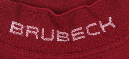 Brubeck Girls Red Pullover Top, Size 12, Long Sleeve Athletic