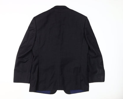 Mens UK Size 40 Marks and Spencer Regular Black Suit Jacket