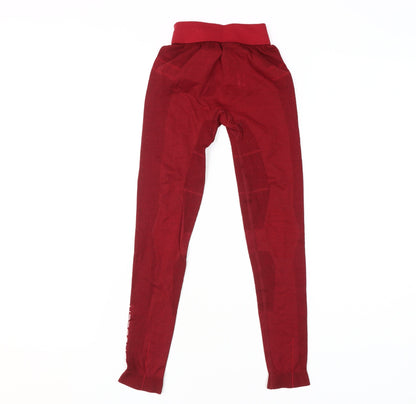 Brubeck Girls Red Activewear Leggings 11 Years