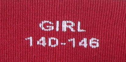 Brubeck Girls Red Activewear Leggings 11 Years