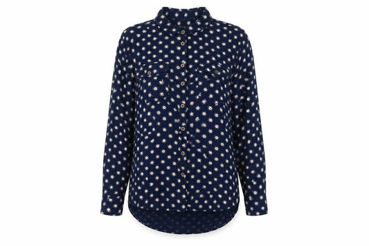 Womens UK Size 12 Marks and Spencer Blue  Button-Up