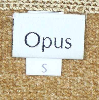 Opus Brown Women’s Cardigan Size S V-Neck Knit