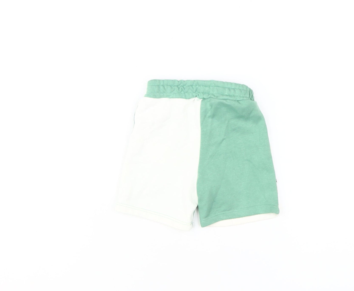 Disney Unisex Baby Shorts, Green & White, 6-9 Months