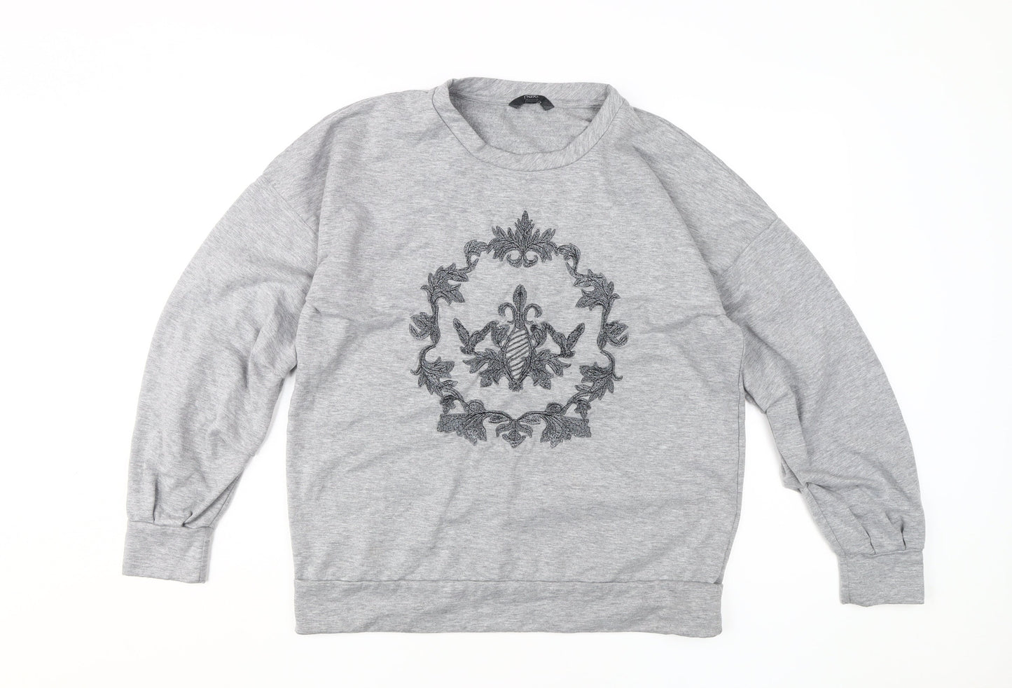 Womens UK Size 12 NEXT Grey Pullover Sweatshirt
