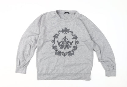 Womens UK Size 12 NEXT Grey Pullover Sweatshirt