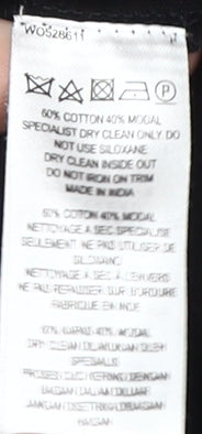 French Connection Women's Black Beaded Dress Size 12