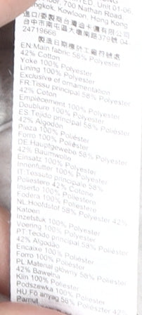 Decathlon Unisex White M Cowl Neck Sweatshirt