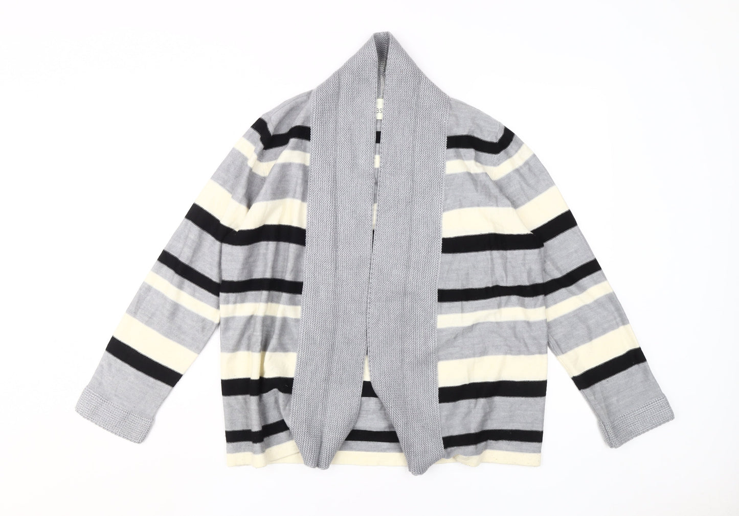 Eastex Women's Multicoloured Striped Cardigan Size 14