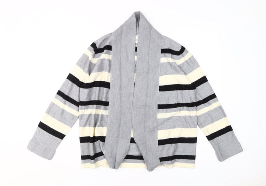 Eastex Women's Multicoloured Striped Cardigan Size 14