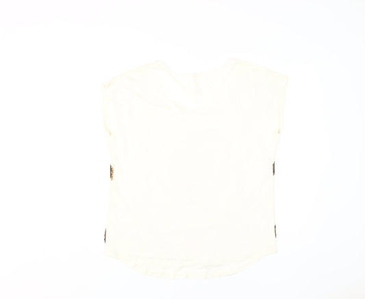 Womens UK Size 14 NEXT Multicoloured Basic T-Shirt