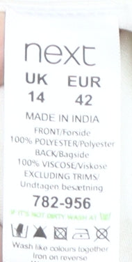 Womens UK Size 14 NEXT Multicoloured Basic T-Shirt