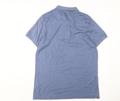 French Connection Men's Blue 2XL Polo Shirt Short Sleeve