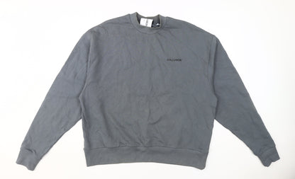 Mens UK Size XS COLLUSION Grey Pullover Sweatshirt
