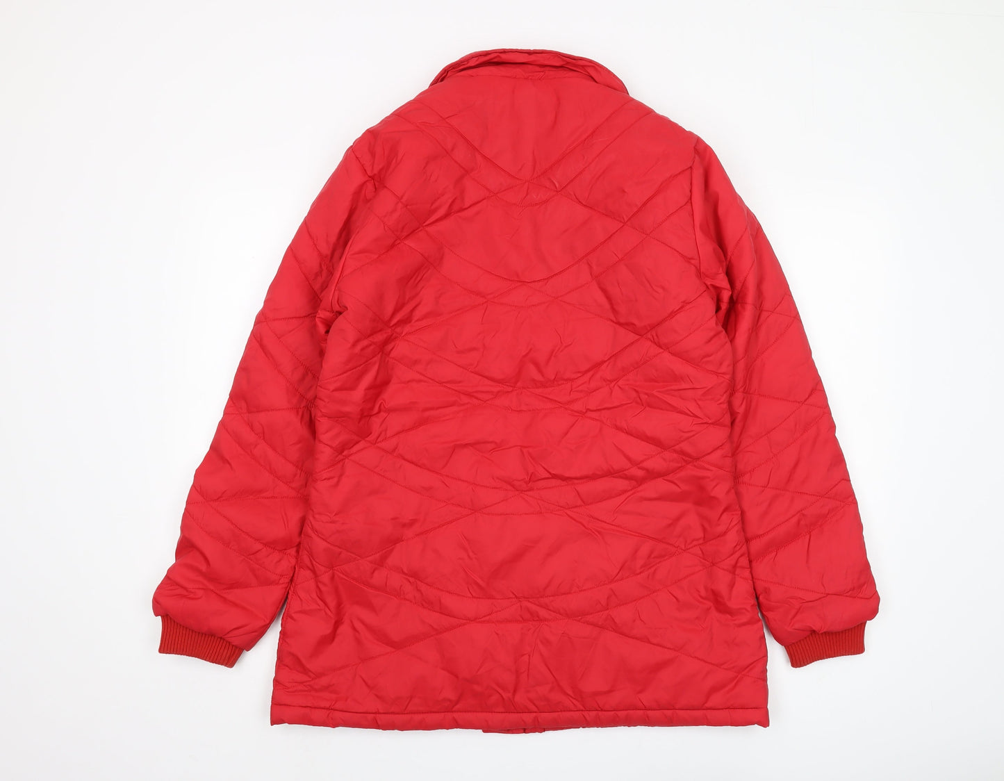 Warmline Women's Red Quilted Mid-Length Jacket XL