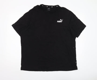 Puma Men's Black 2XL Crew Neck T-Shirt