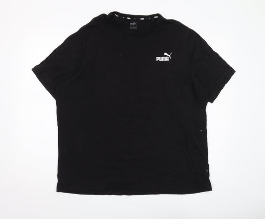 Puma Men's Black 2XL Crew Neck T-Shirt