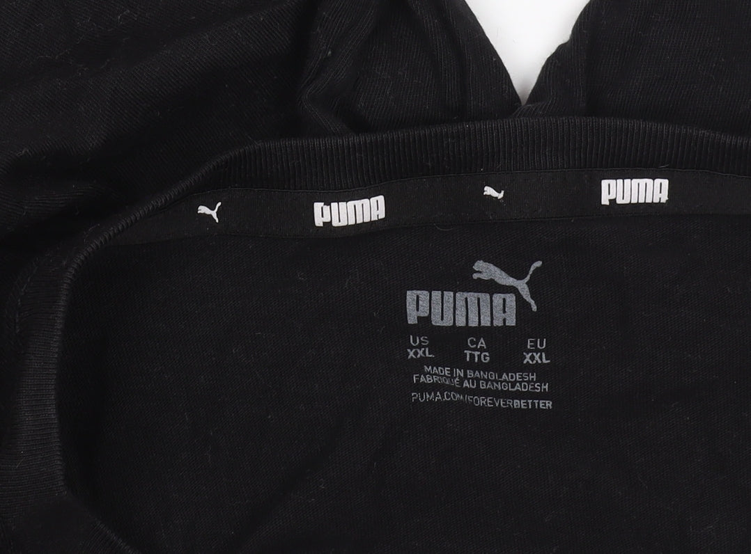 Puma Men's Black 2XL Crew Neck T-Shirt
