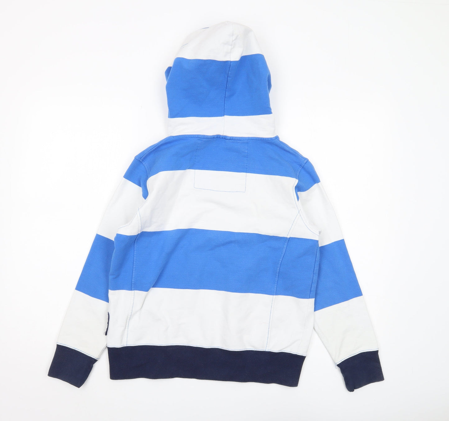 Rydale Boys Blue Striped Pullover Hoodie 11-12 Years
