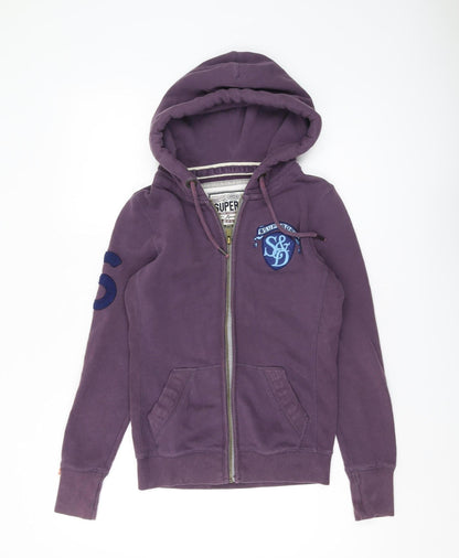 Superdry Women’s Purple Full Zip Hoodie XS