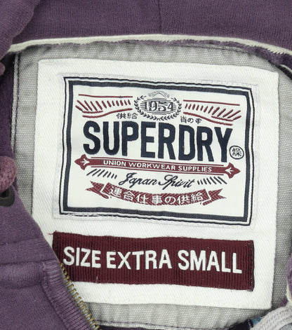 Superdry Women’s Purple Full Zip Hoodie XS