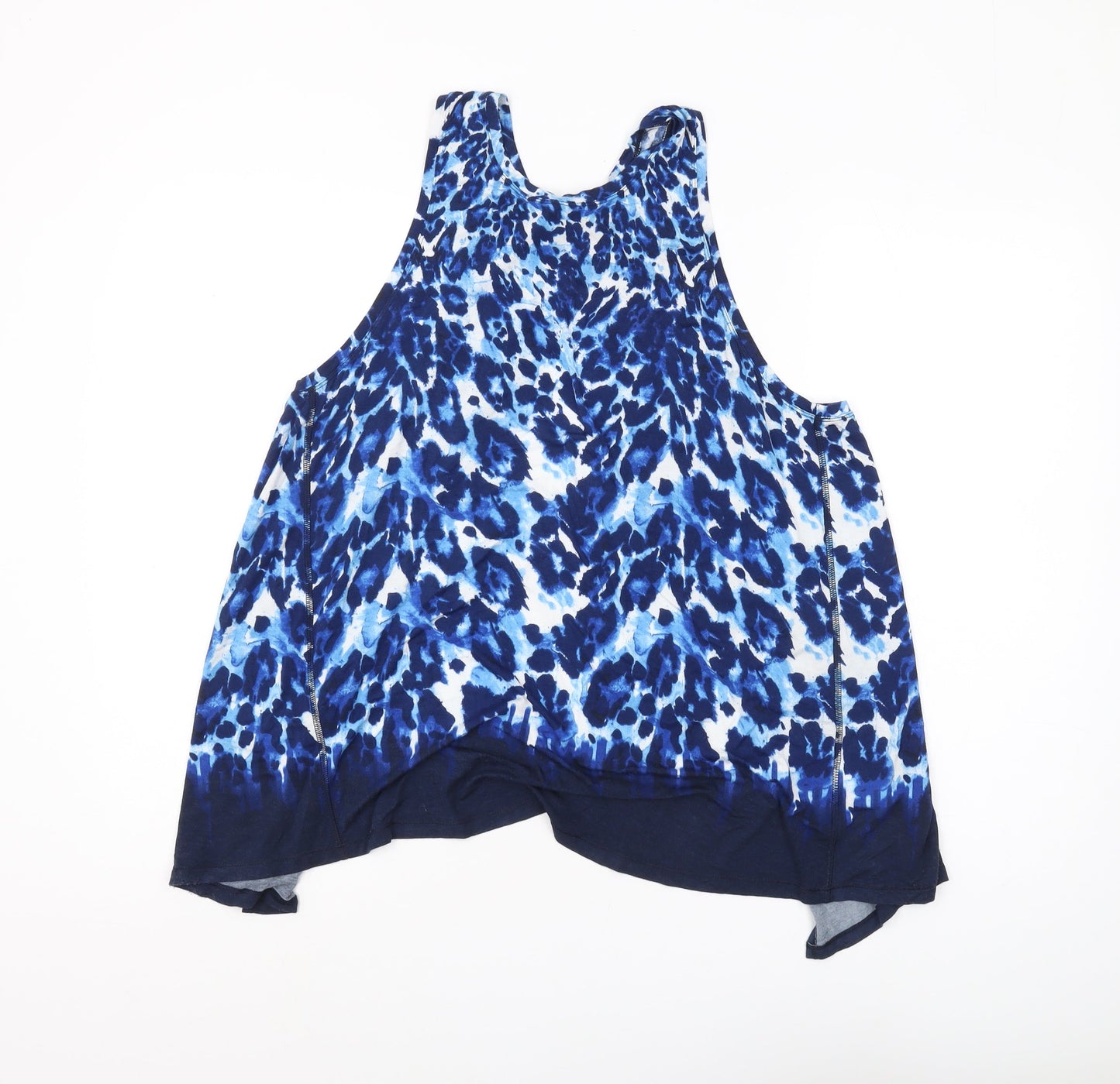 Womens UK Size 12 BiBA Blue Basic Tank