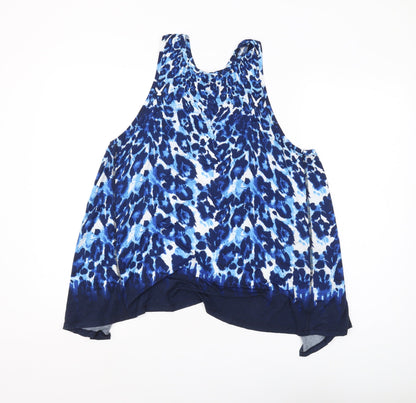 Womens UK Size 12 BiBA Blue Basic Tank