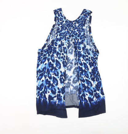 Womens UK Size 12 BiBA Blue Basic Tank