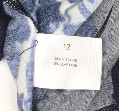 Womens UK Size 12 BiBA Blue Basic Tank
