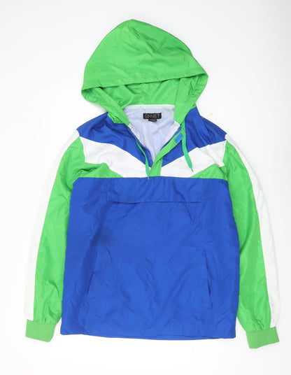 Mens UK Size L G-NET Multicoloured Anorak Coat