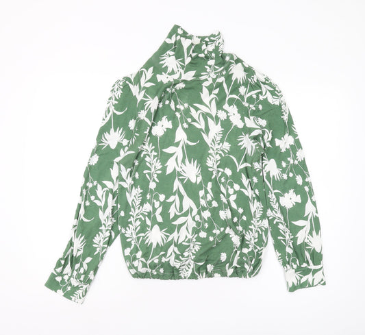 Womens UK Size 16 Marks and Spencer Green Tunic Blouse