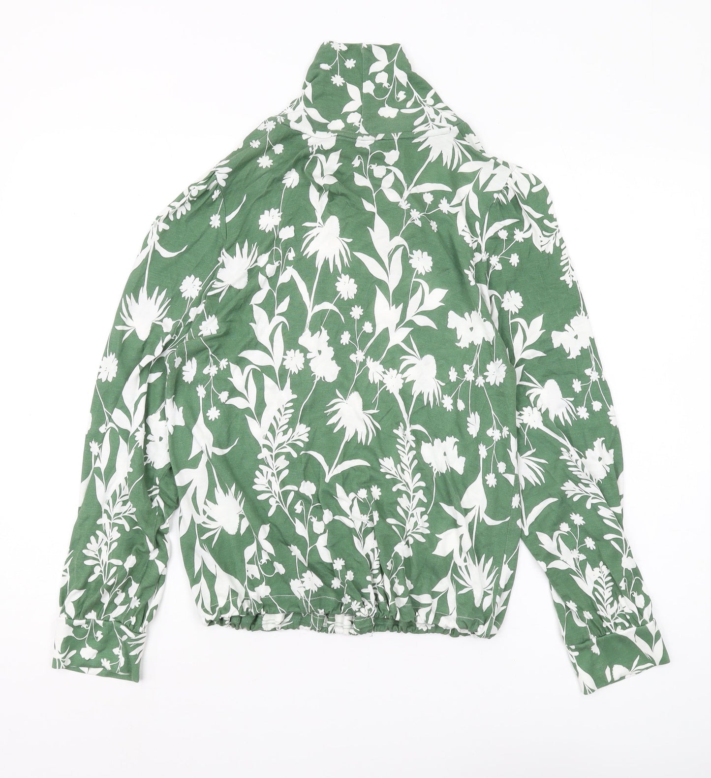 Womens UK Size 16 Marks and Spencer Green Tunic Blouse