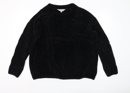 Womens UK Size L Tokyo Laundry Black Pullover Jumper
